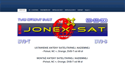 Desktop Screenshot of jonex-sat.net.pl